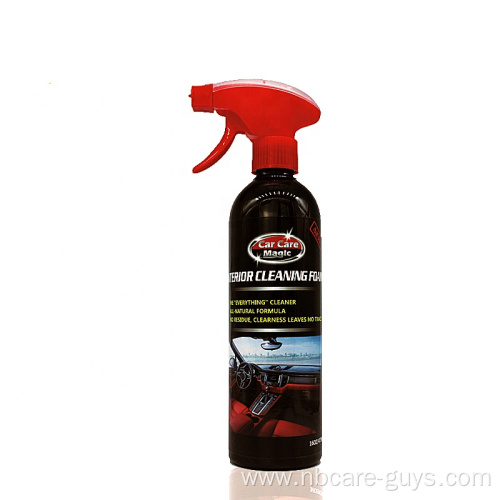 interior cleaning foam for car care